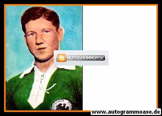 Autogramm Fussball | DFB | 1950er Foto | Horst SZYMANIAK (Portrait Color) 1