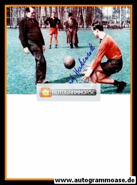 Autogramm Fussball | DFB | 1950 Foto | Fritz HERKENRATH (Training Herberger)