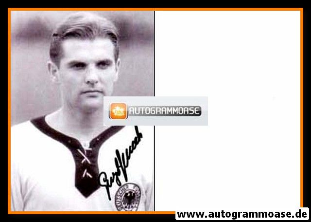 Autogramm Fussball | DFB | 1950er Foto | Georg STOLLENWERK (Portrait SW) 2