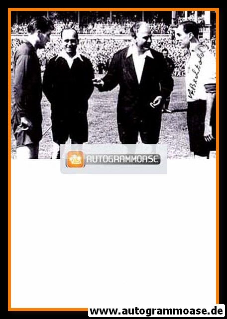 Autogramm Fussball | Eintracht Frankfurt | 1953 Foto | Adolf BECHTOLD (Anstoss Kaiserslautern)