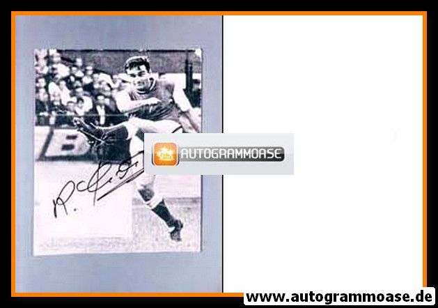 Autogramm Fussball | Frankreich | 1950er Foto | Roger PIANTONI (Spielszene SW)