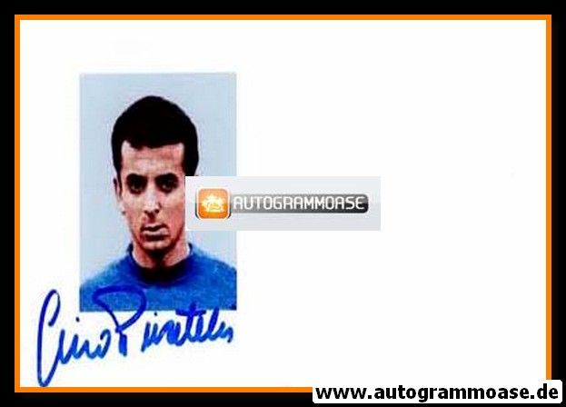 Autogramm Fussball | Italien | 1950er Foto | Gino PIVATELLI (Portrait Color) 1