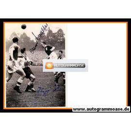 Autogramme Fussball | DFB | 1952 Foto | Josef RÖHRIG + Ottmar WALTER (Spielszene Irland)
