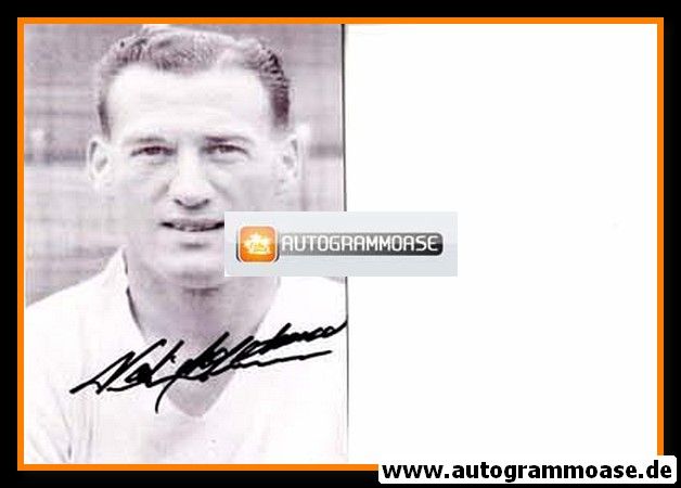 Autogramm Fussball | England | 1950er Foto | Nat LOFTHOUSE (Portrait SW) 2