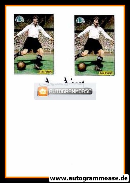 Autogramm Fussball | England | 1950er Foto | Tom FINNEY (Spielszene Color) 1