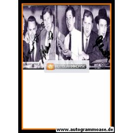 Autogramme Fussball | DFB | 1950er Foto | COLLAGE + 3 AG (Erhard, Szymaniak, Schmidt)