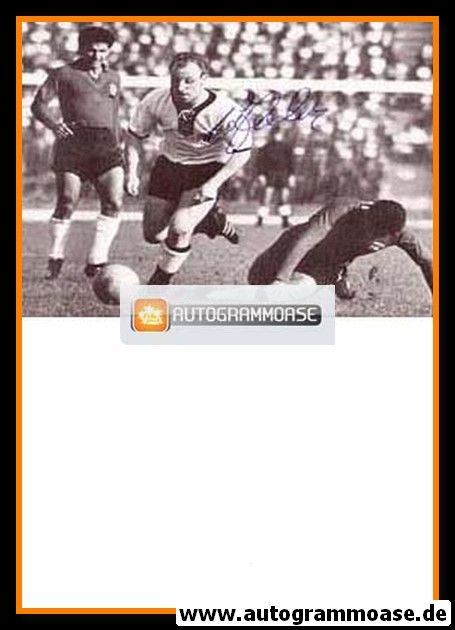 Autogramm Fussball | DFB | 1962 WM | Uwe SEELER (Spielszene SW)