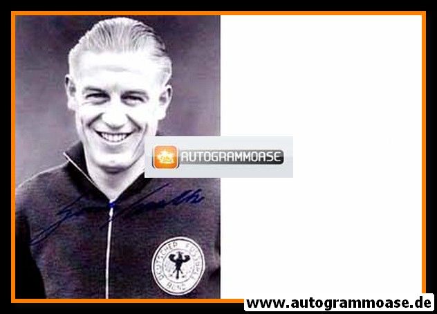 Autogramm Fussball | DFB | 1962 WM Foto | Günter SAWITZKI (Portrait SW)