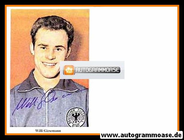 Autogramm Fussball | DFB | 1960er | Willi GIESEMANN (Portrait Color)