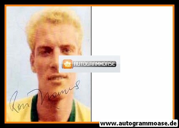 Autogramm Fussball | England | 1950er Foto | Ron FLOWERS (Portrait Color)