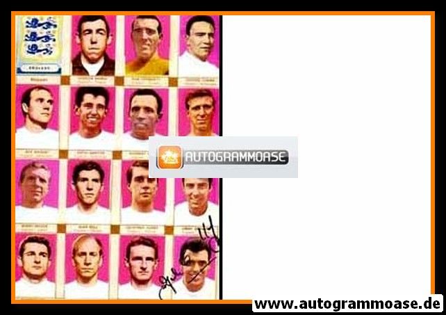 Mannschaftsfoto Fussball | England | 1966 WM + AG John CONNELLY (Collage)