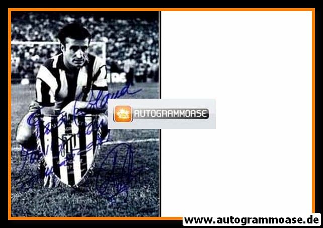 Autogramm Fussball | Atletico Madrid | 1960er Foto | Isacio CALLEJA (Wimpel SW)