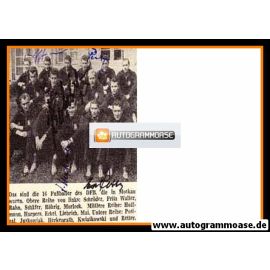 Mannschaftskarte Fussball | DFB | 1955 + 7 AG (Spiel UdSSR)
