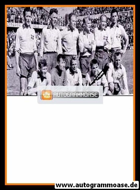 Mannschaftsfoto Fussball | Schweden | 1958 WM + AG Kurt HAMRIN