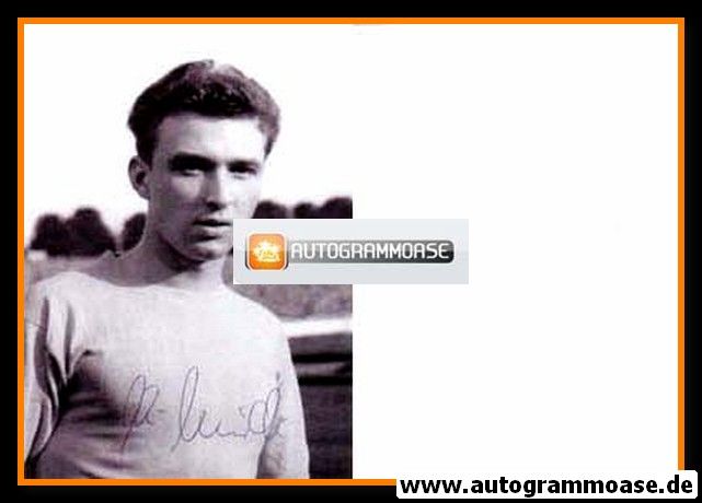Autogramm Fussball | DFB | 1950er Foto | Alfred SCHMIDT (Portrait SW)
