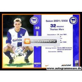 Autogramm Fussball | Hertha BSC Berlin | 2001 Arcor | Thorben MARX