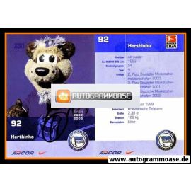 AK Fussball | Hertha BSC Berlin | 2002 | HERTHINHO (Maskottchen)