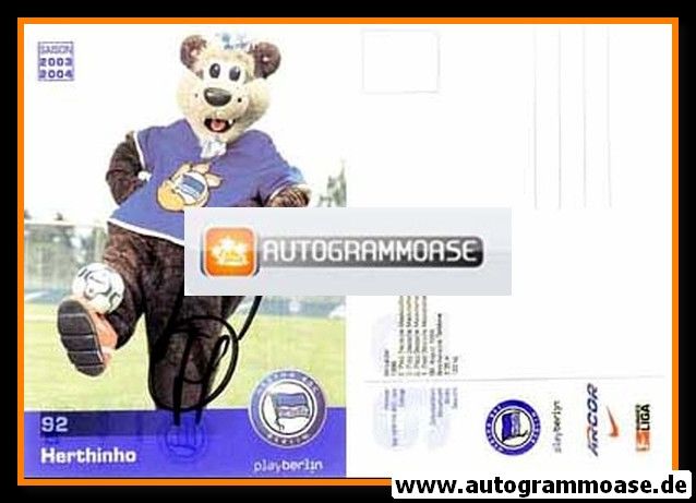 AK Fussball | Hertha BSC Berlin | 2003 | HERTHINHO (Maskottchen)