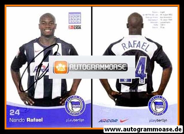 Autogramm Fussball | Hertha BSC Berlin | 2004 | Nando RAFAEL
