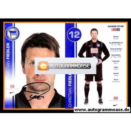 Autogramm Fussball | Hertha BSC Berlin | 2007 | Christian FIEDLER