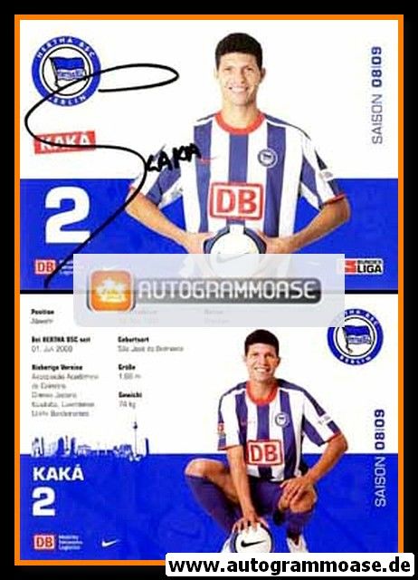 Autogramm Fussball | Hertha BSC Berlin | 2008 | KAKA