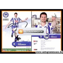 Autogramm Fussball | Hertha BSC Berlin | 2009 | Arne FRIEDRICH