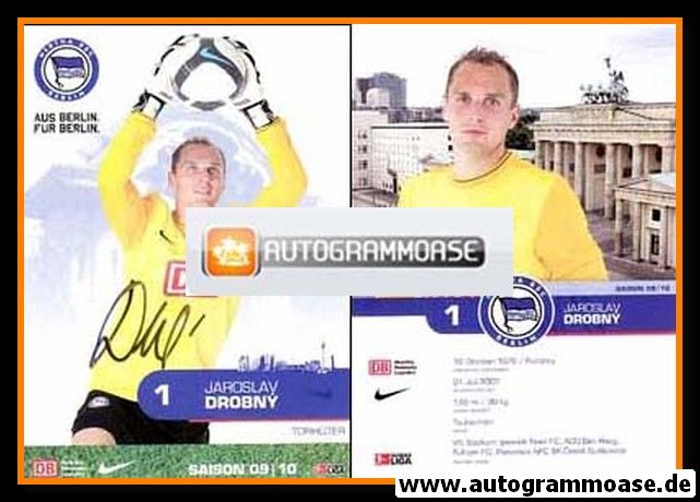 Autogramm Fussball | Hertha BSC Berlin | 2009 | Jaroslav DROBNY