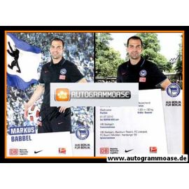 Autogramm Fussball | Hertha BSC Berlin | 2010 | Markus BABBEL