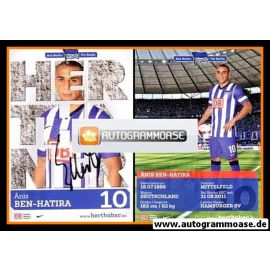 Autogramm Fussball | Hertha BSC Berlin | 2013 | Änis BEN-HATIRA
