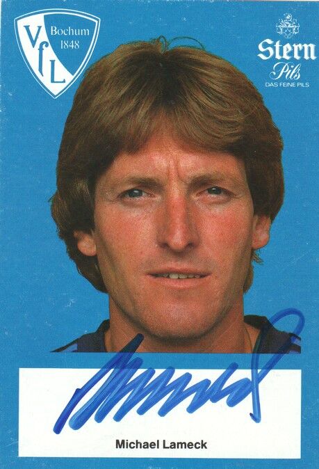 Autogramm Fussball | VfL Bochum | 1982 | Michael LAMECK