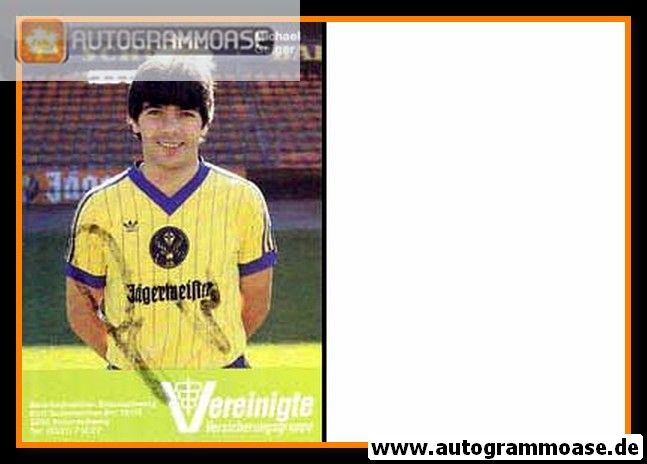 Autogramm Fussball | Eintracht Braunschweig | 1984 | Michael GEIGER