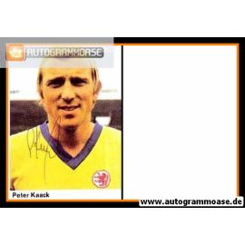 Autogramm Fussball | Eintracht Braunschweig | 1960er Sabi | Peter KAACK (1)