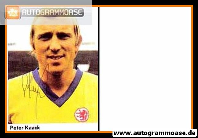 Autogramm Fussball | Eintracht Braunschweig | 1960er Sabi | Peter KAACK (1)