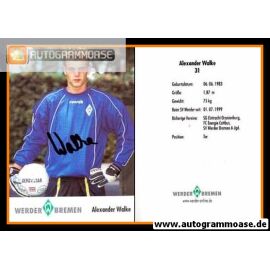 Autogramm Fussball | SV Werder Bremen | 2001 | Alexander WALKE