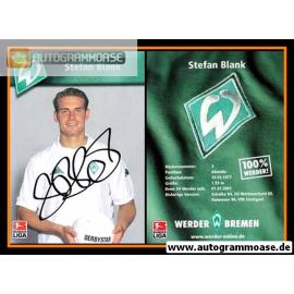 Autogramm Fussball | SV Werder Bremen | 2002 Color | Stefan BLANK