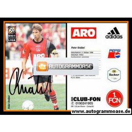 Autogramm Fussball | 1. FC Nürnberg | 1997 | Peter KNÄBEL