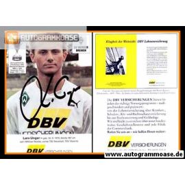 Autogramm Fussball | SV Werder Bremen | 1992 | Lars UNGER
