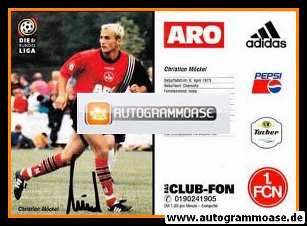 Autogramm Fussball | 1. FC Nürnberg | 1997 | Christian MÖCKEL