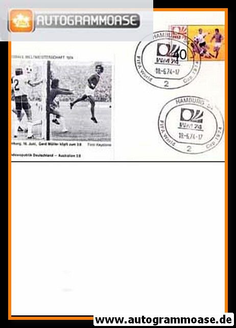 Ersttagsbrief Fussball | DFB | 1974 WM (Sonderstempel Hamburg)