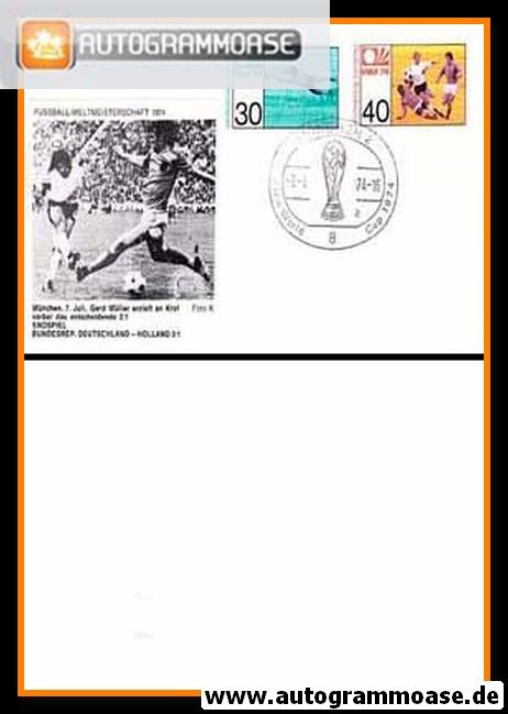 Ersttagsbrief Fussball | DFB | 1974 WM (Sonderstempel München)