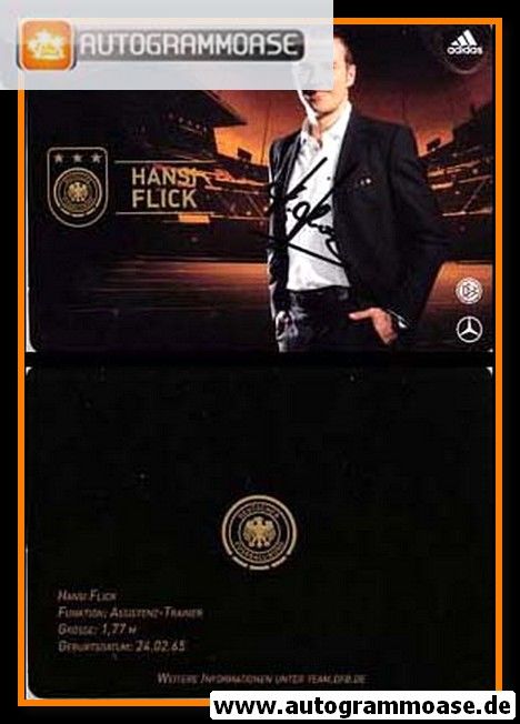 Autogramm Fussball | DFB | 2010-2 Adidas | Hansi FLICK