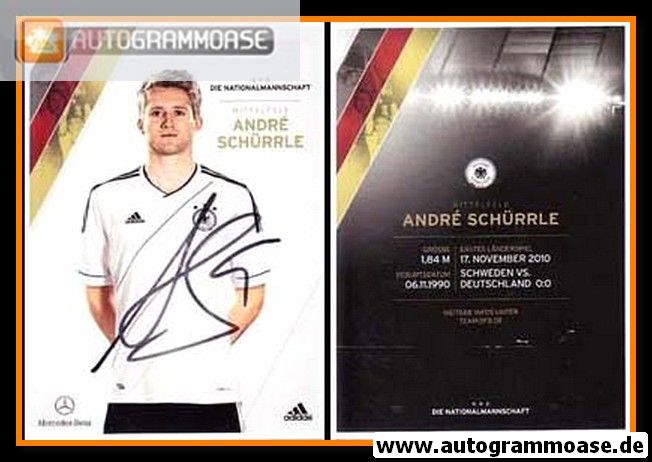 Autogramm Fussball | DFB | 2012 Adidas | Andre SCHÜRRLE