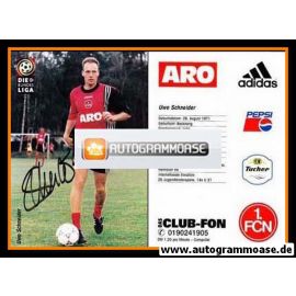 Autogramm Fussball | 1. FC Nürnberg | 1997 | Uwe SCHNEIDER
