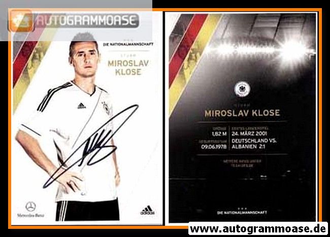 Autogramm Fussball | DFB | 2012 Adidas | Miroslav KLOSE