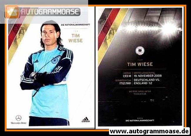 Autogramm Fussball | DFB | 2012 Adidas | Tim WIESE