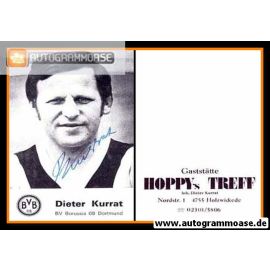 Autogramm Fussball | Borussia Dortmund | 1960er | Dieter KURRAT (Hoppys Treff)