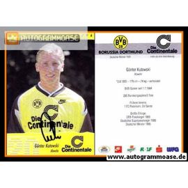 Autogramm Fussball | Borussia Dortmund | 1995 Continentale | Günter KUTOWSKI