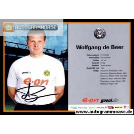Autogramm Fussball | Borussia Dortmund | 2002 | Wolfgang DE BEER
