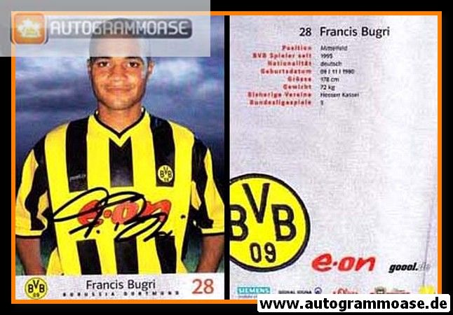 Autogramm Fussball | Borussia Dortmund | 2000 | Francis BUGRI