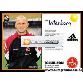 Autogramm Fussball | 1. FC Nürnberg | 1998 | Thomas BRUNNER